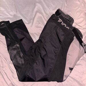 Stylish Black and Gray Riding Pants
